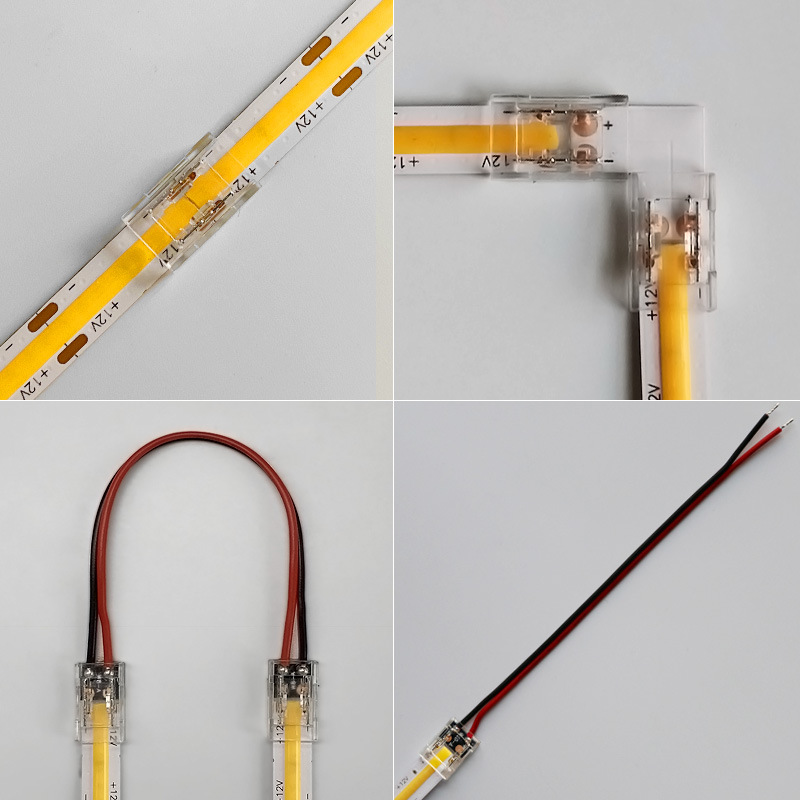 LED Strip connectors - Fast connectors for COB Strip