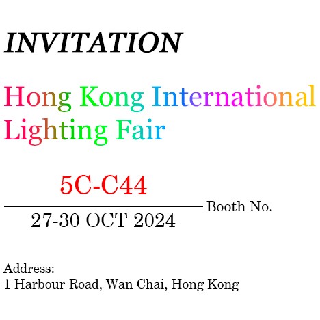 Hong Kong International Lighting Fair 2024